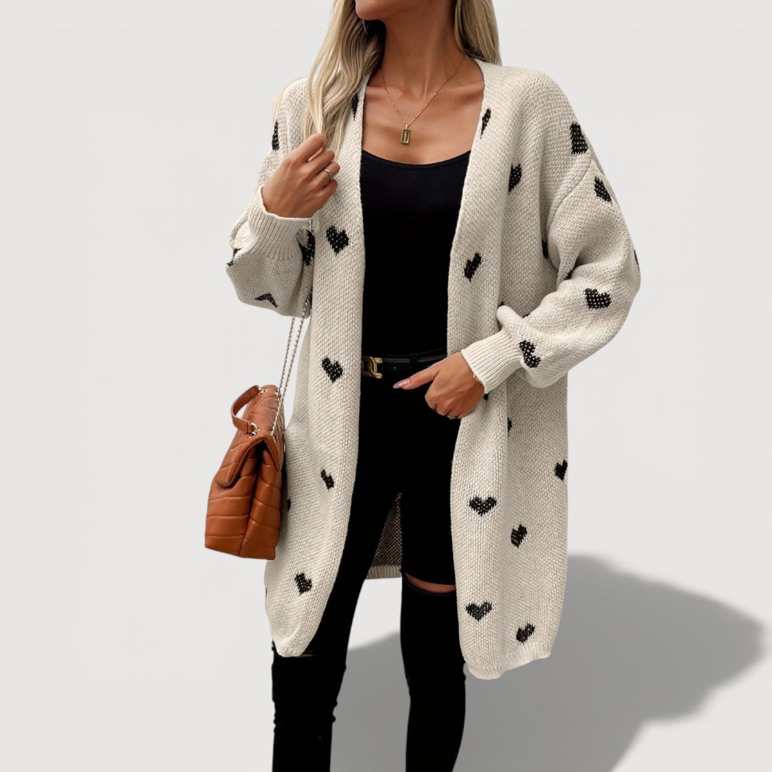 AERIS LONDON™| NERI – HEART CARDIGAN