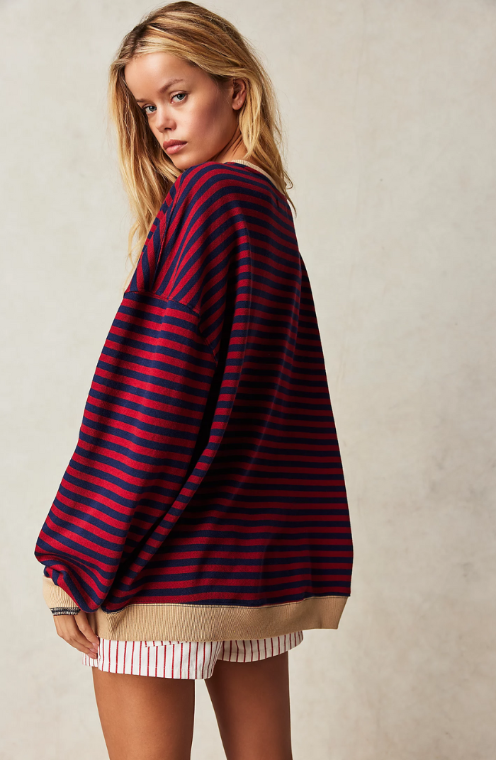 AERIS LONDON™| Ashley | Playful Striped Sweater