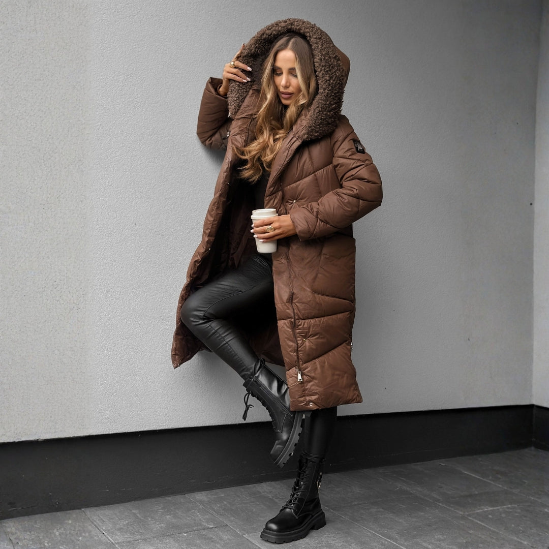 AERIS LONDON™| NAOMI | Longline Insulated Winter Coat
