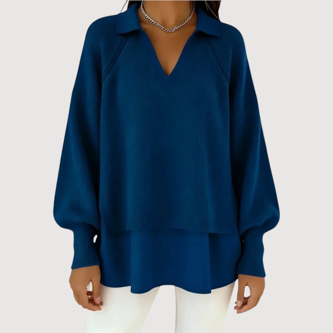 AERIS LONDON™| REZY – LAYERED KNIT TOP