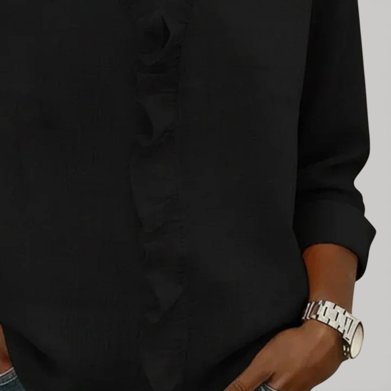 AERIS LONDON™| CRISTINE – RUFFLED BLOUSE