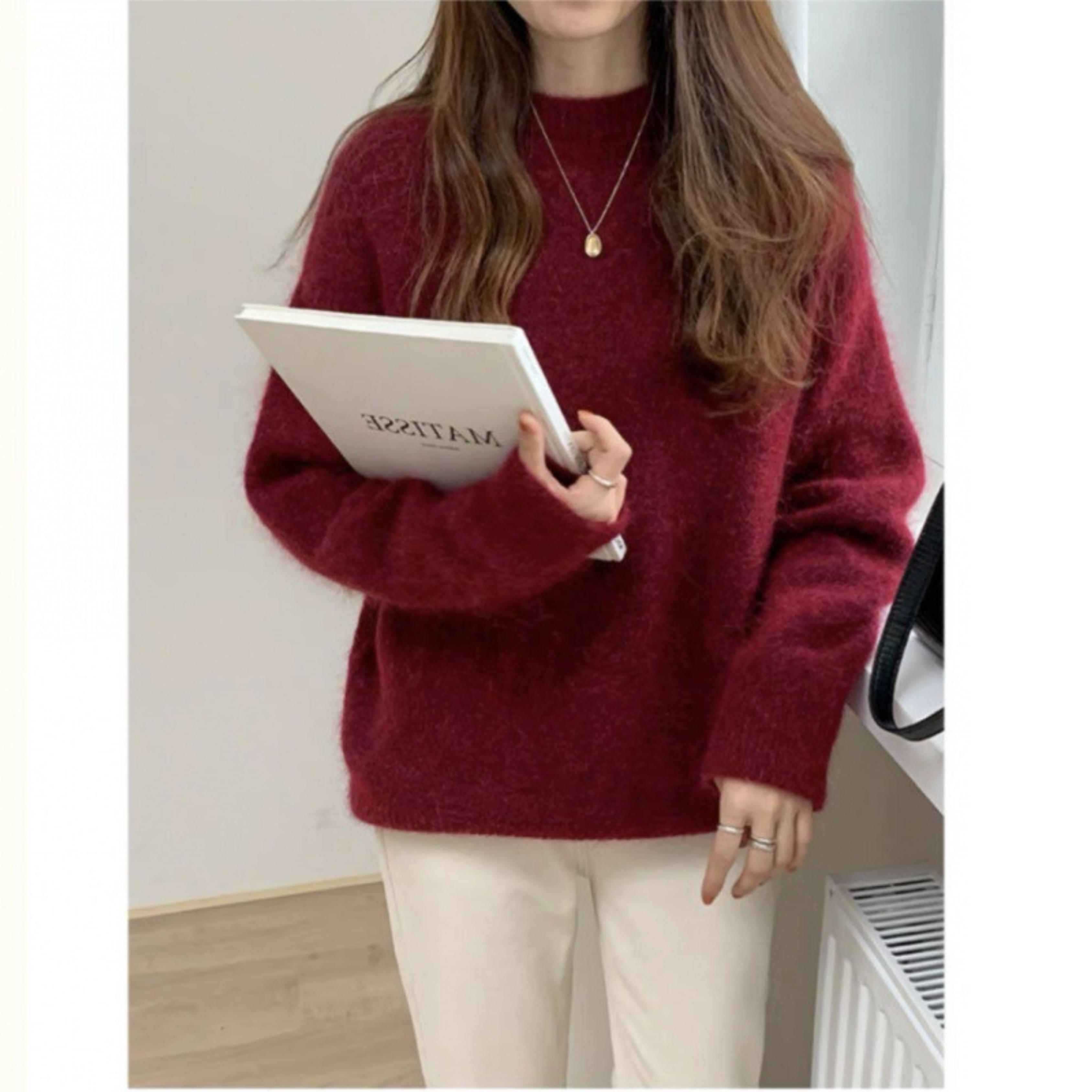 AERIS LONDON™| MIRIELLE™ - Comfy Long Sleeve Round Neck Sweater