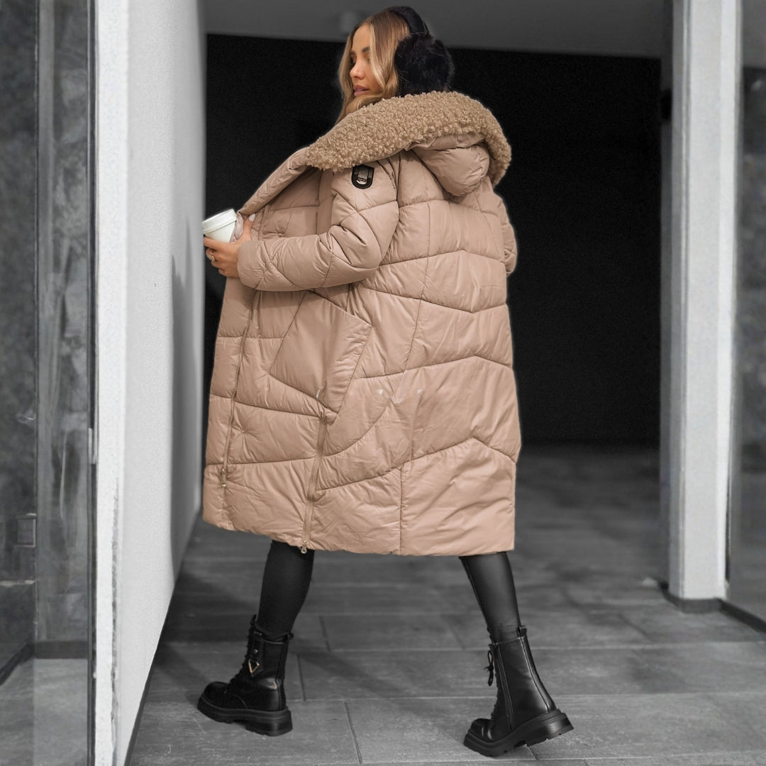 AERIS LONDON™| NAOMI | Longline Insulated Winter Coat