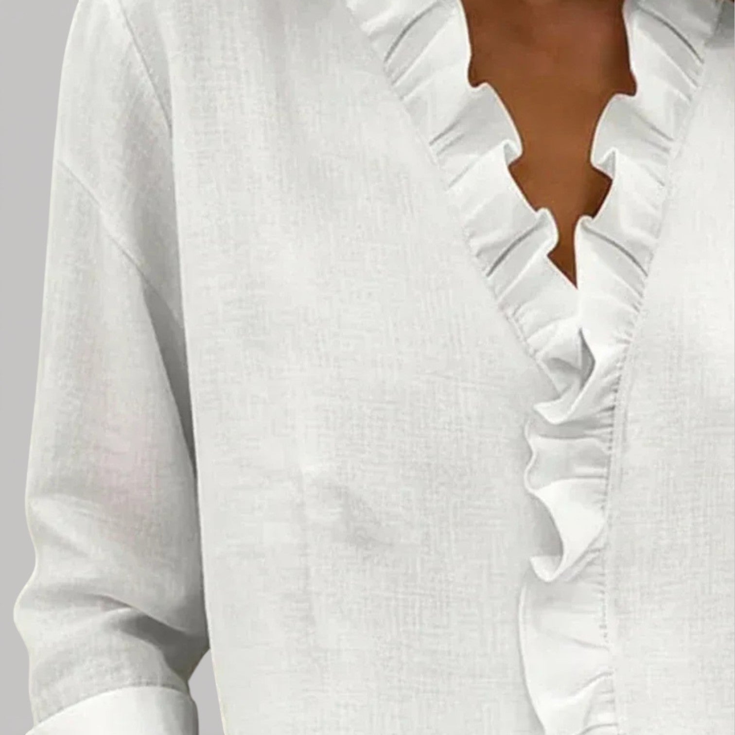 AERIS LONDON™| CRISTINE – RUFFLED BLOUSE