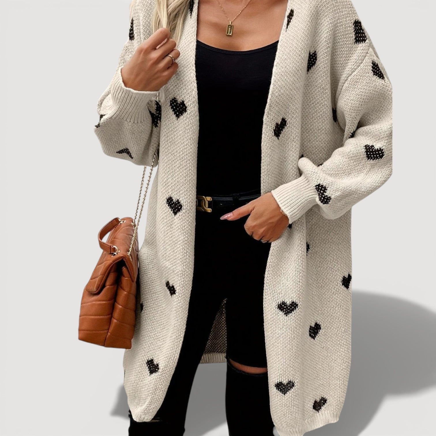 AERIS LONDON™| NERI – HEART CARDIGAN