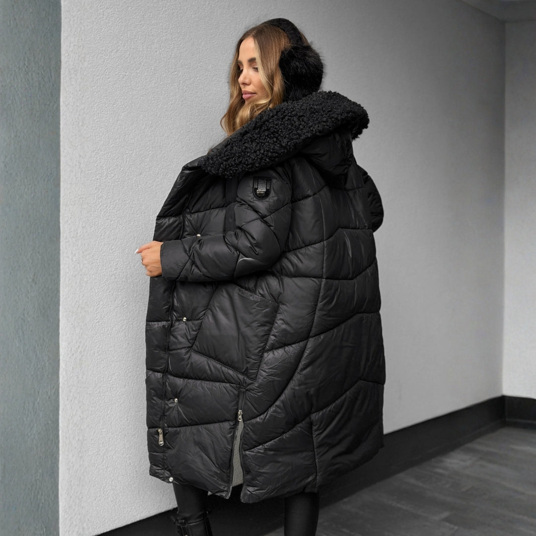 AERIS LONDON™| NAOMI | Longline Insulated Winter Coat