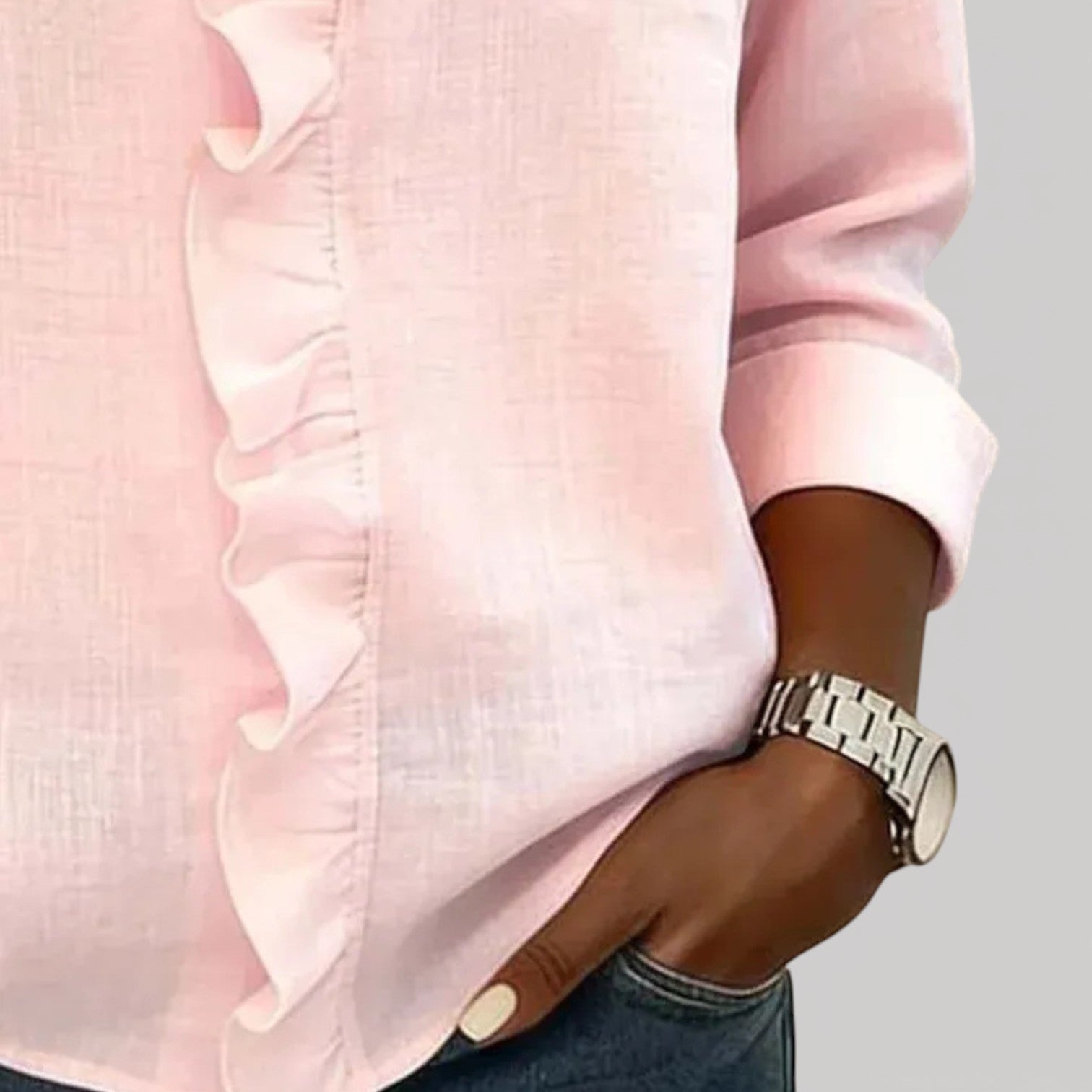 AERIS LONDON™| CRISTINE – RUFFLED BLOUSE