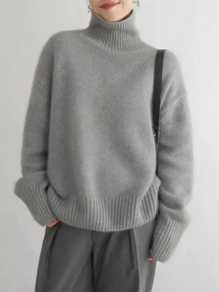 AERIS LONDON™| MARIANNE| Luxe Turtleneck Sweater