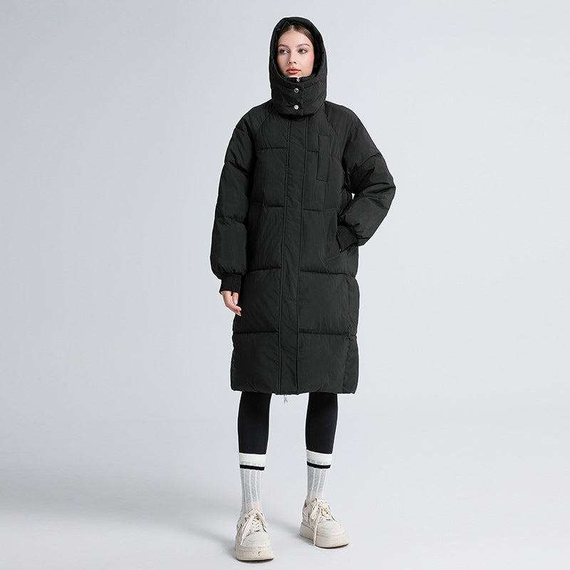 AERIS LONDON™| GIGATY™ - Classic Hooded Long Puffer Coat