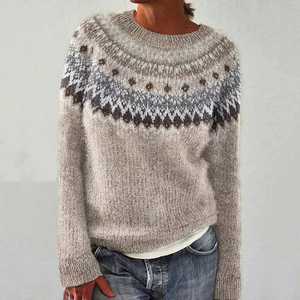 AERIS LONDON™| EMY - Cozy Icelandic Sweater