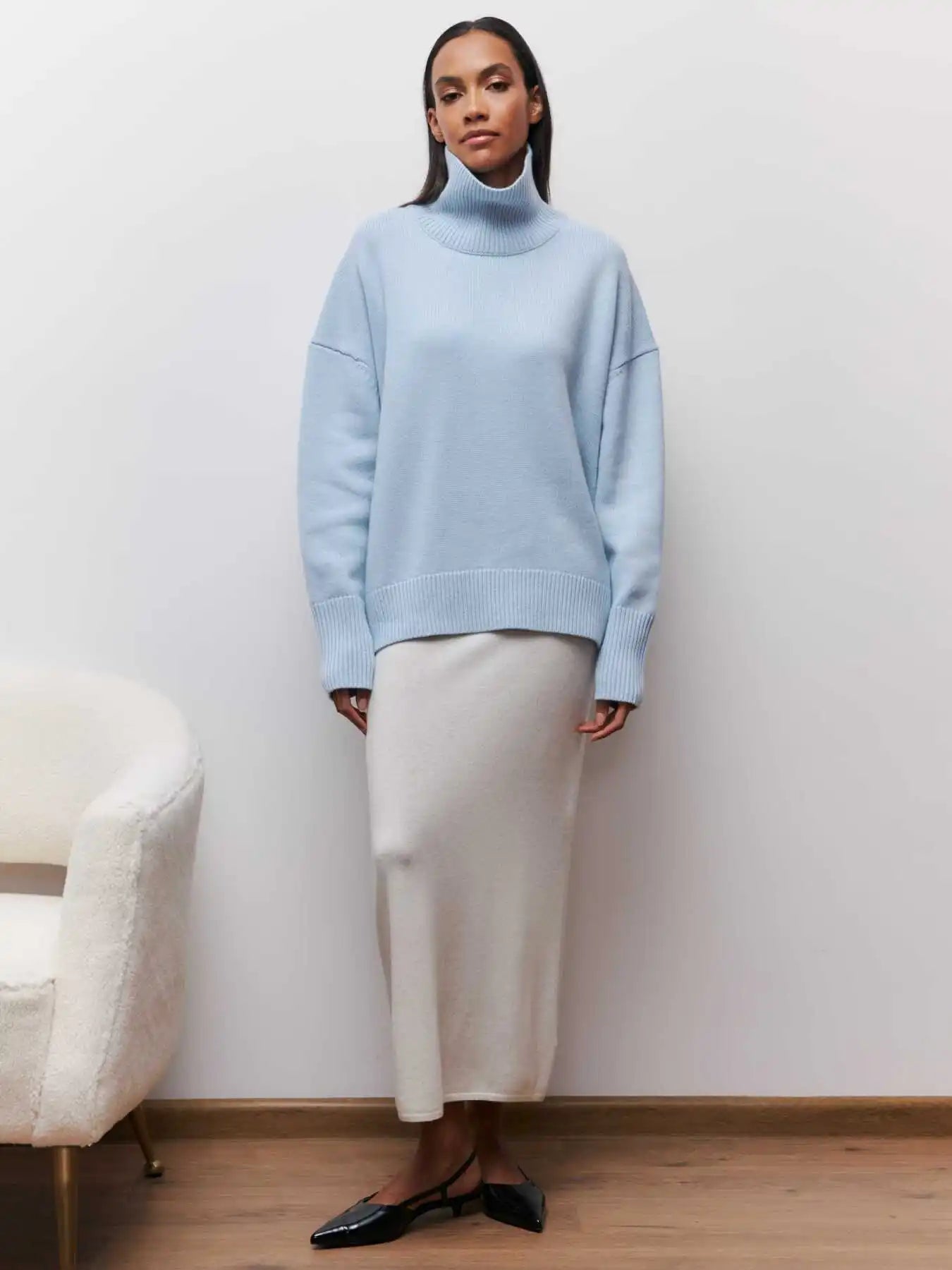 AERIS LONDON™| ALYSSA - Elegant Turtleneck Sweater