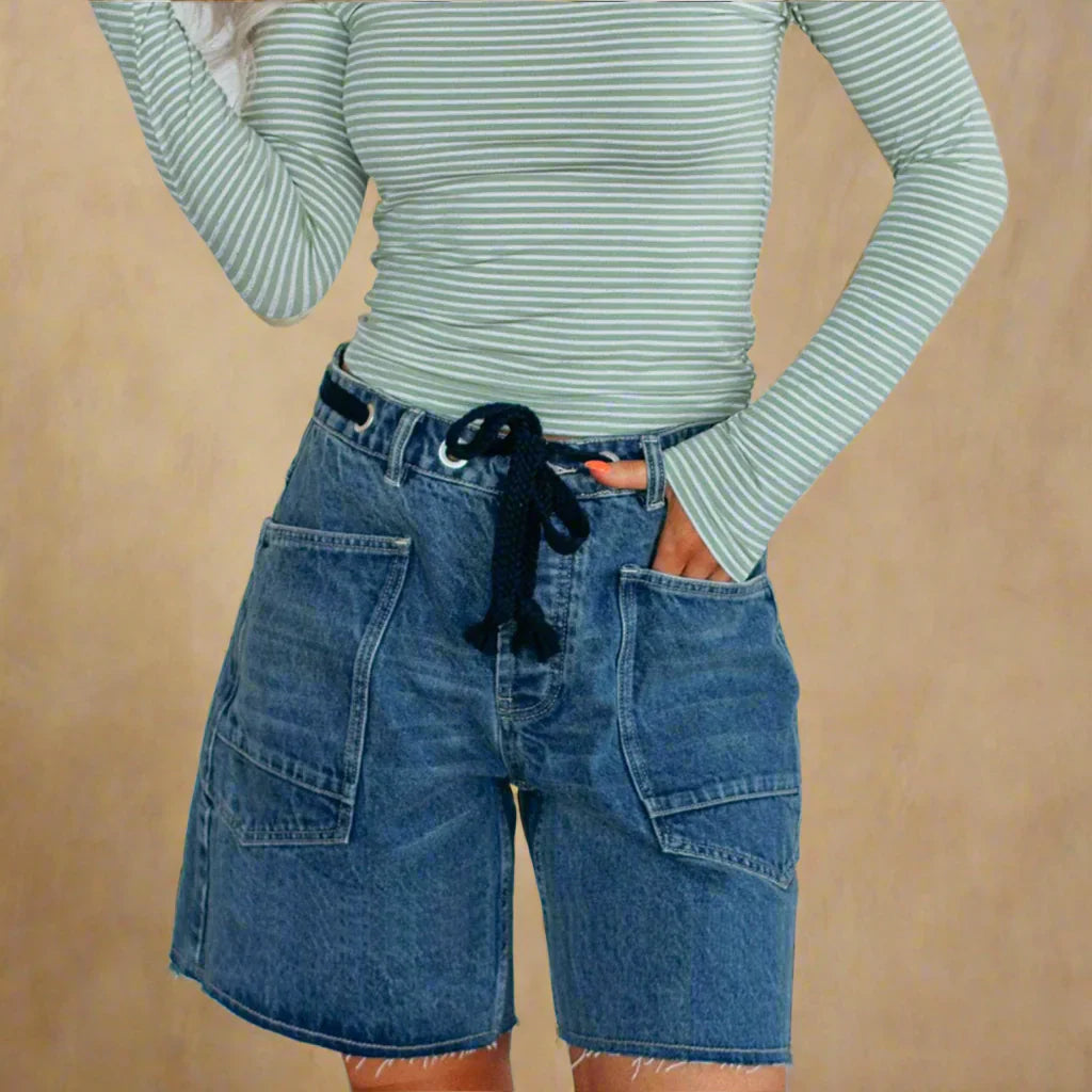 AERIS LONDON™| FRANCESCA LIVIA ROPE BELT BERMUDA