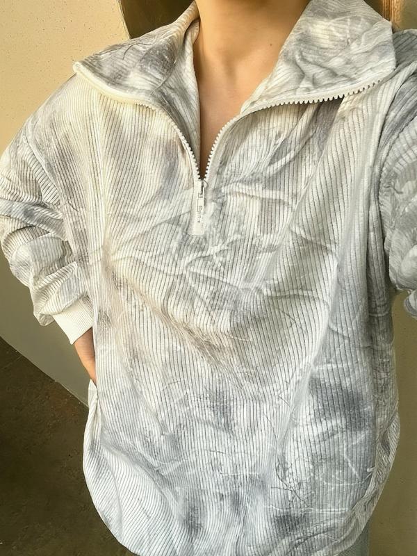 INGRID™ - Women's Casual Zip-Up Front Leopard Print Sweatshirt Long Sleeve