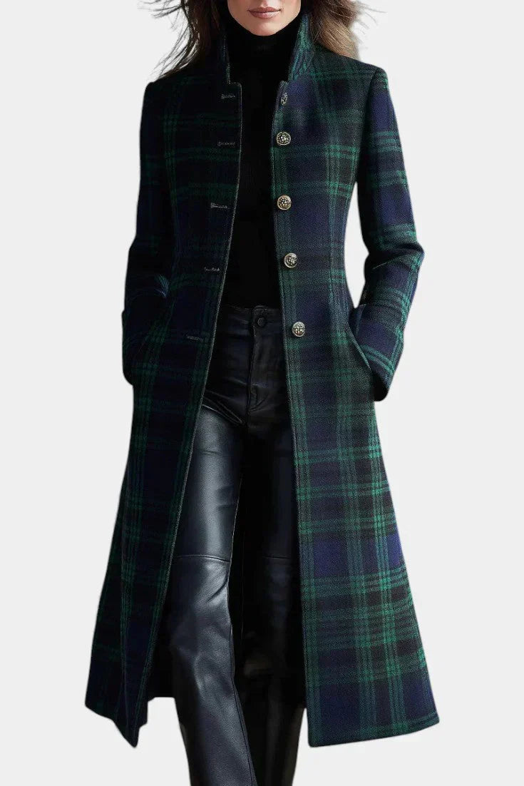 AERIS LONDON™| Mireille | Timeless Plaid Coat