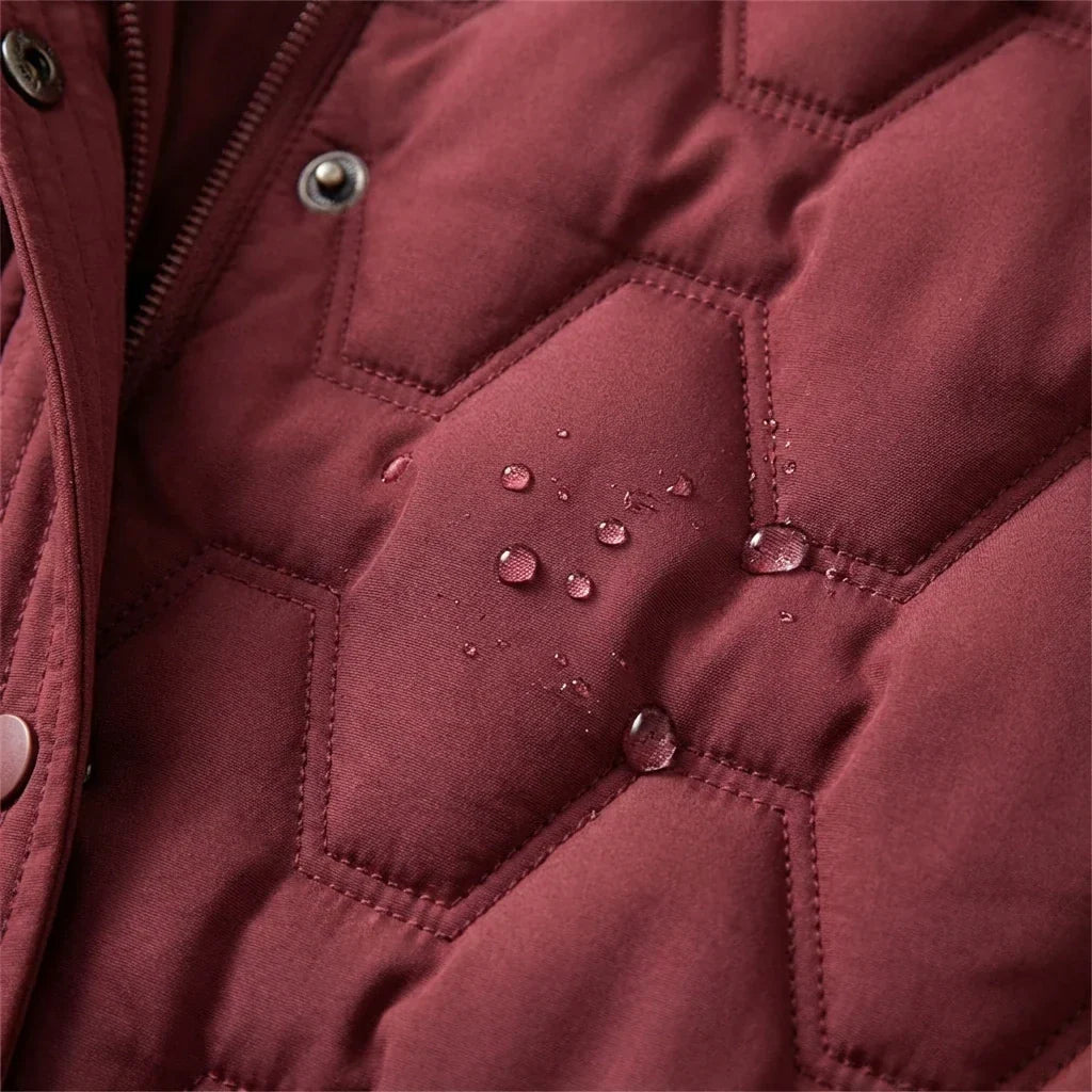 AERIS LONDON™| Olivia™ | Longline Hooded Down Coat