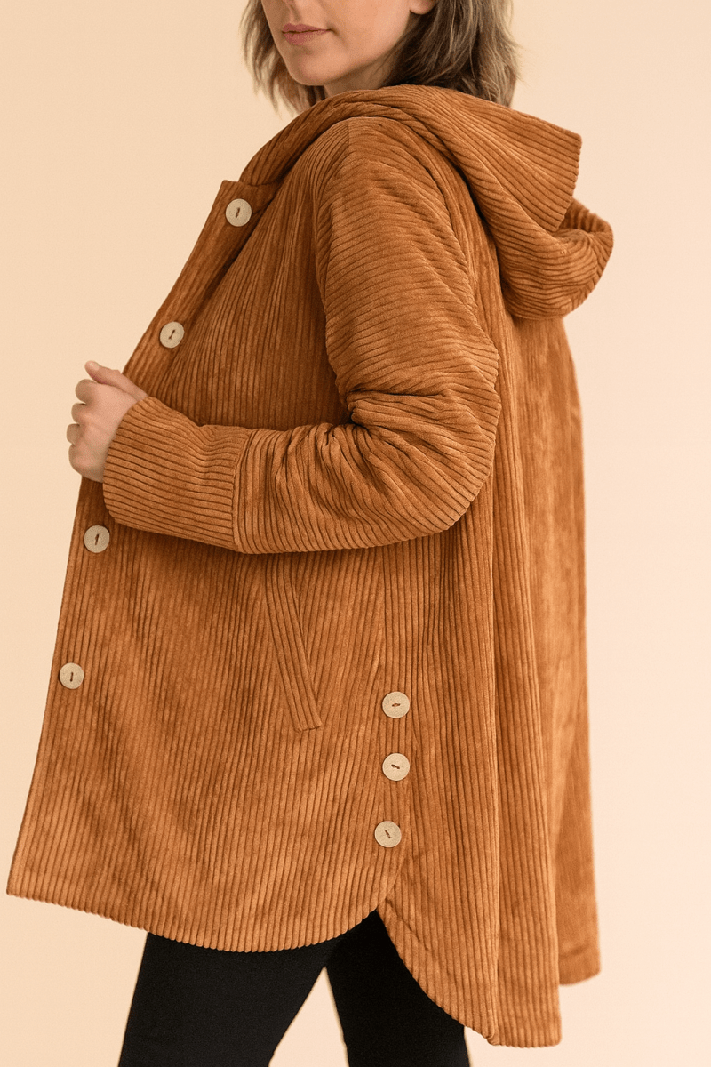 INDIA | Hooded Corduroy Jacket