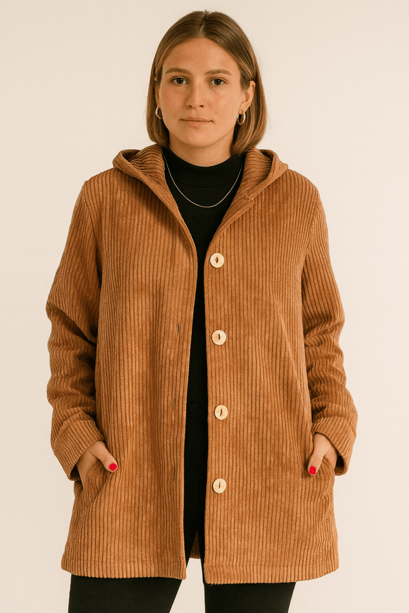 INDIA | Hooded Corduroy Jacket