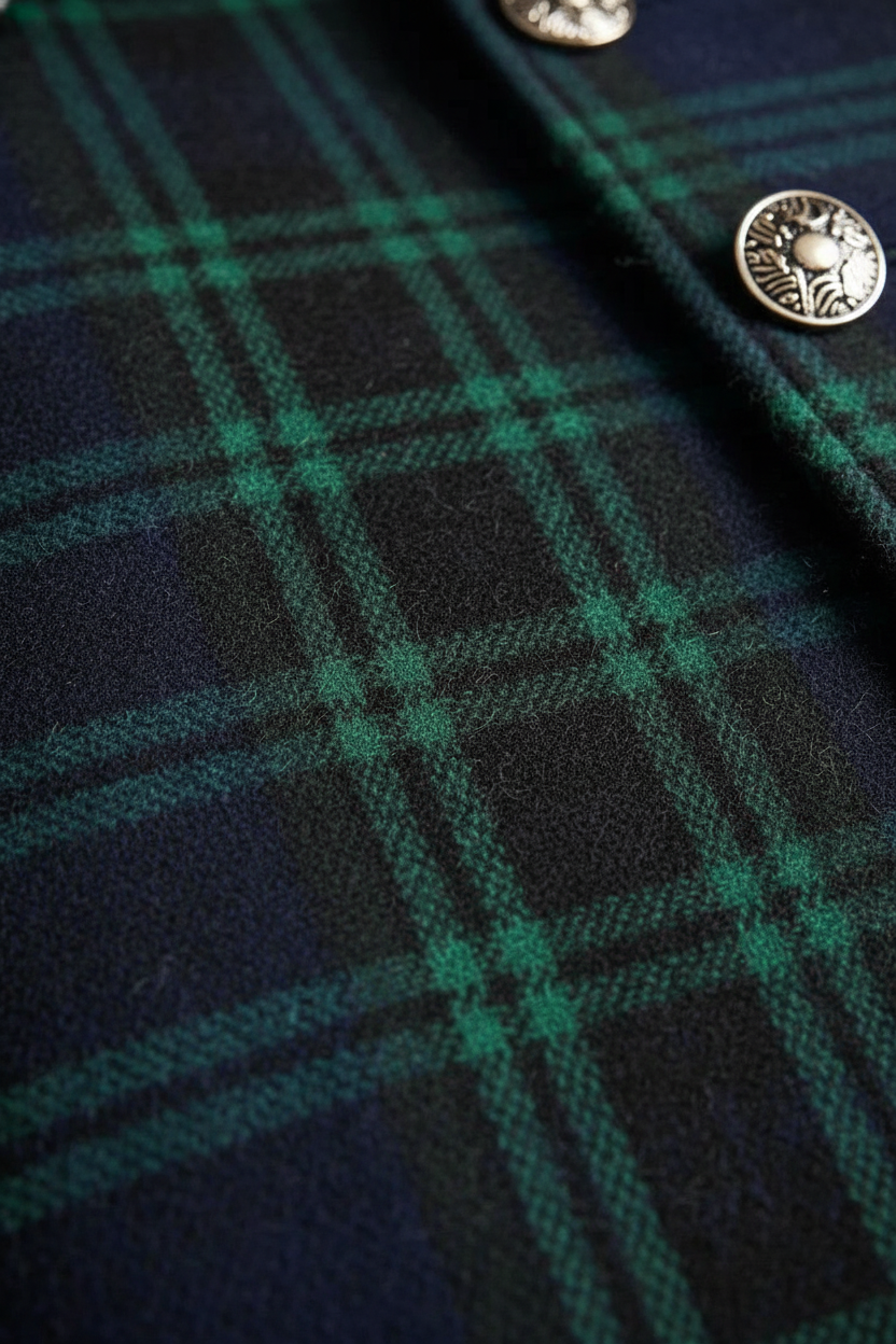 AERIS LONDON™| Mireille | Timeless Plaid Coat