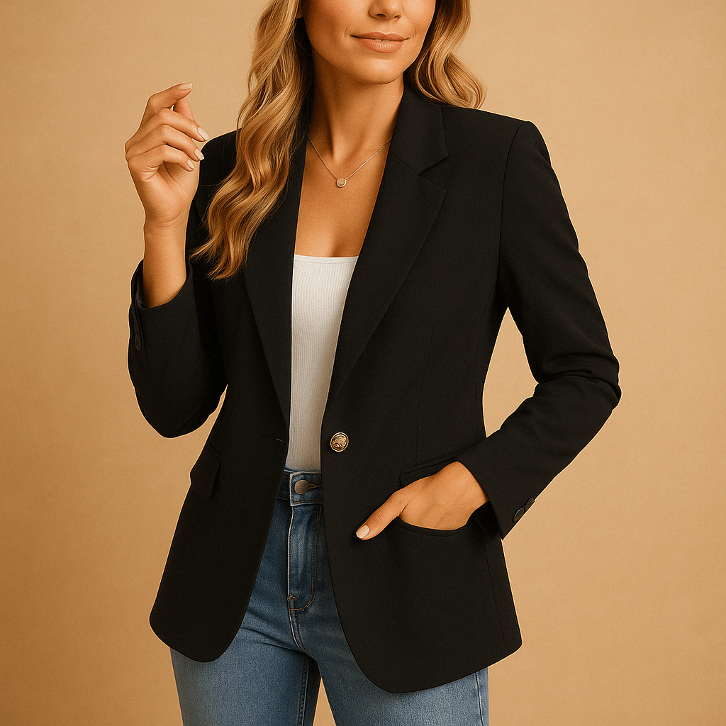 AERIS LONDON™| LENA | CUSTOM-FIT STRETCH BLAZER