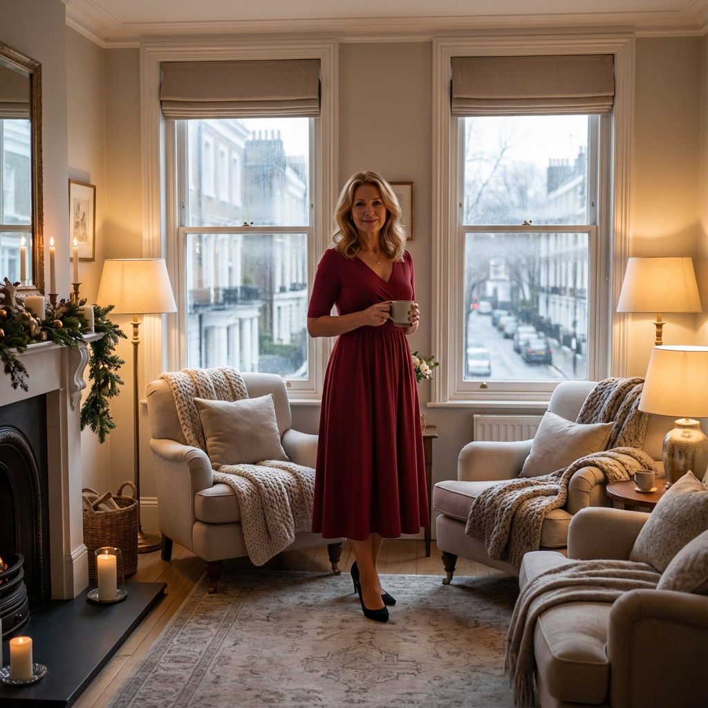 Ida | Elegant Midi Dress 