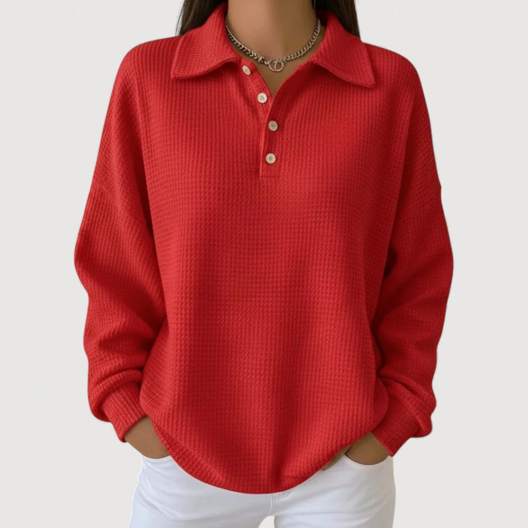 AERIS LONDON™| EMIE – COSY POLO TOP