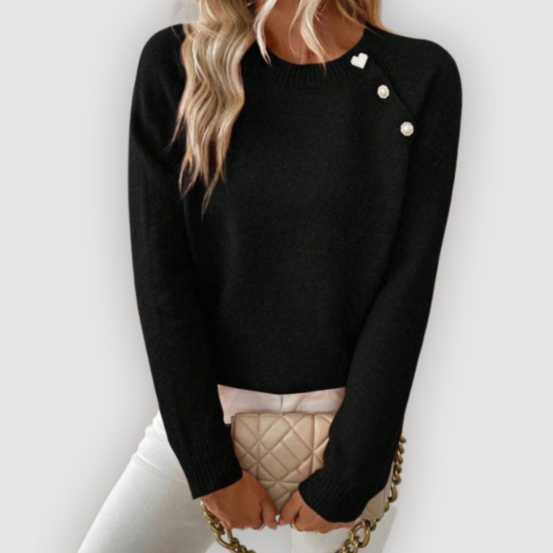 JONELLE – CHIC BUTTON JUMPER
