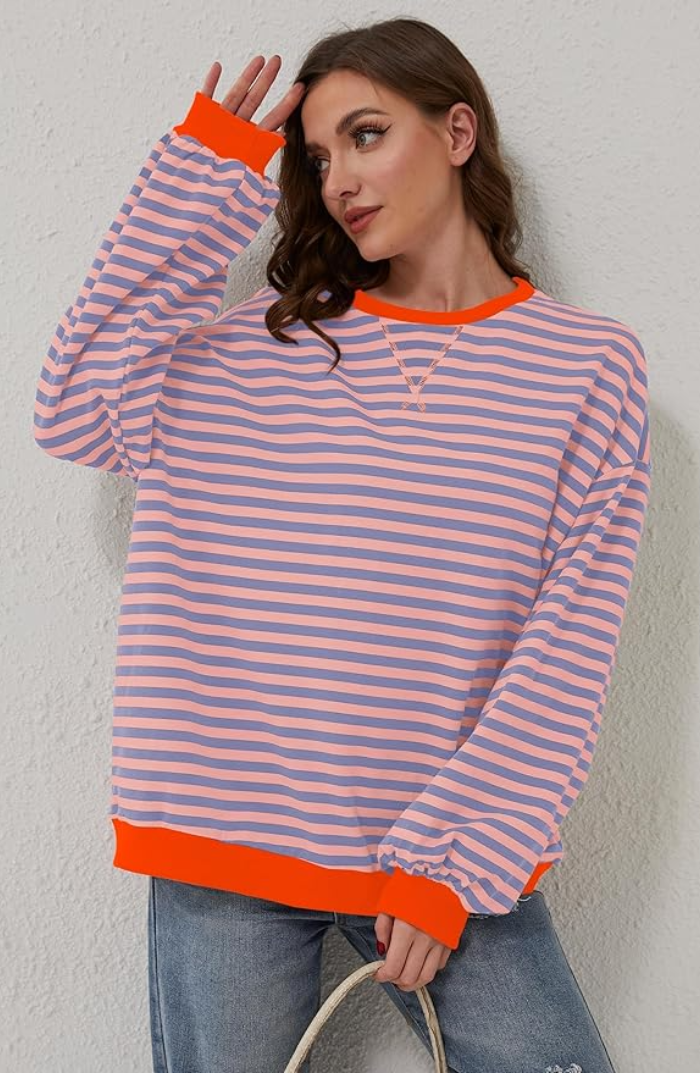 AERIS LONDON™| Ashley | Playful Striped Sweater