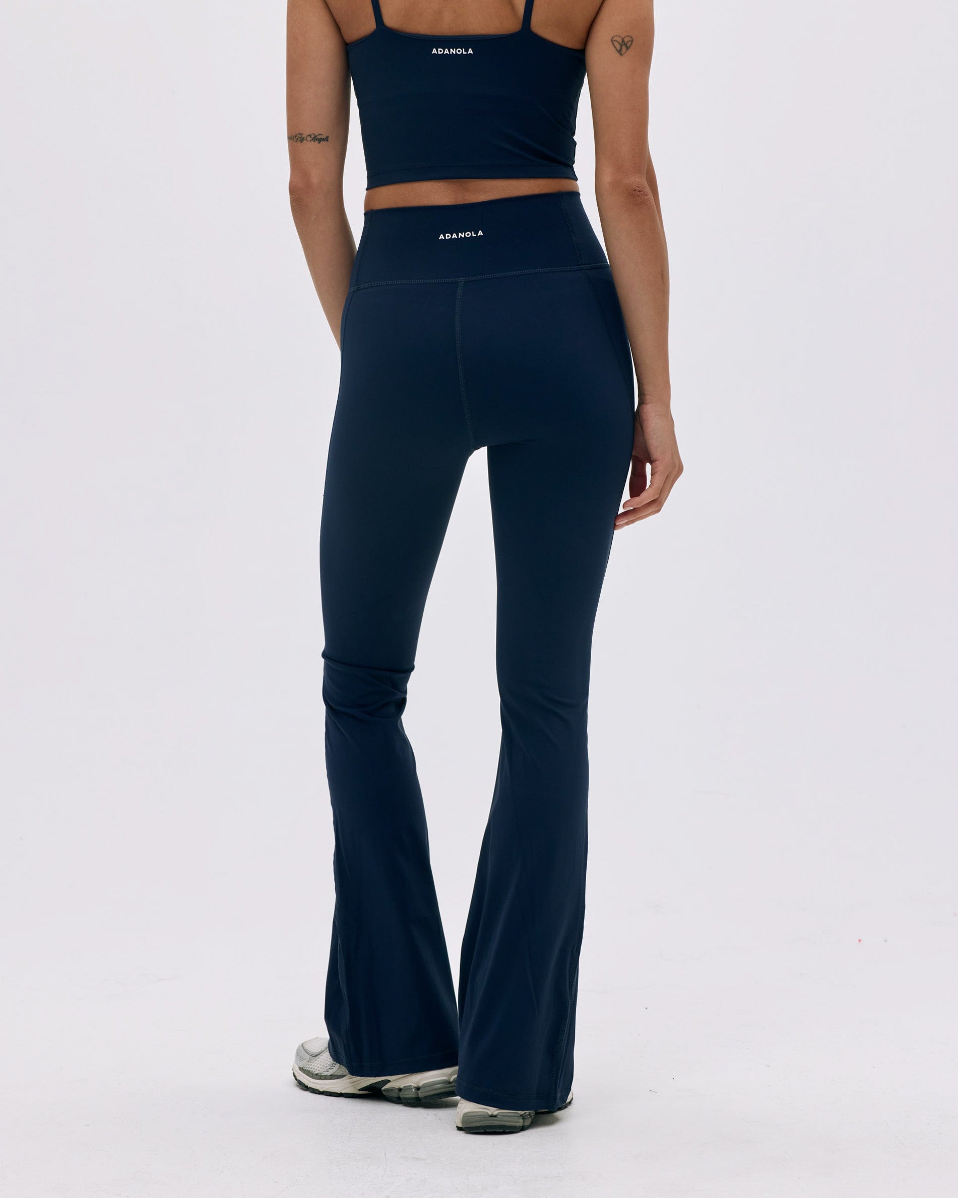 Flared Yoga Pant - Navy Blue 