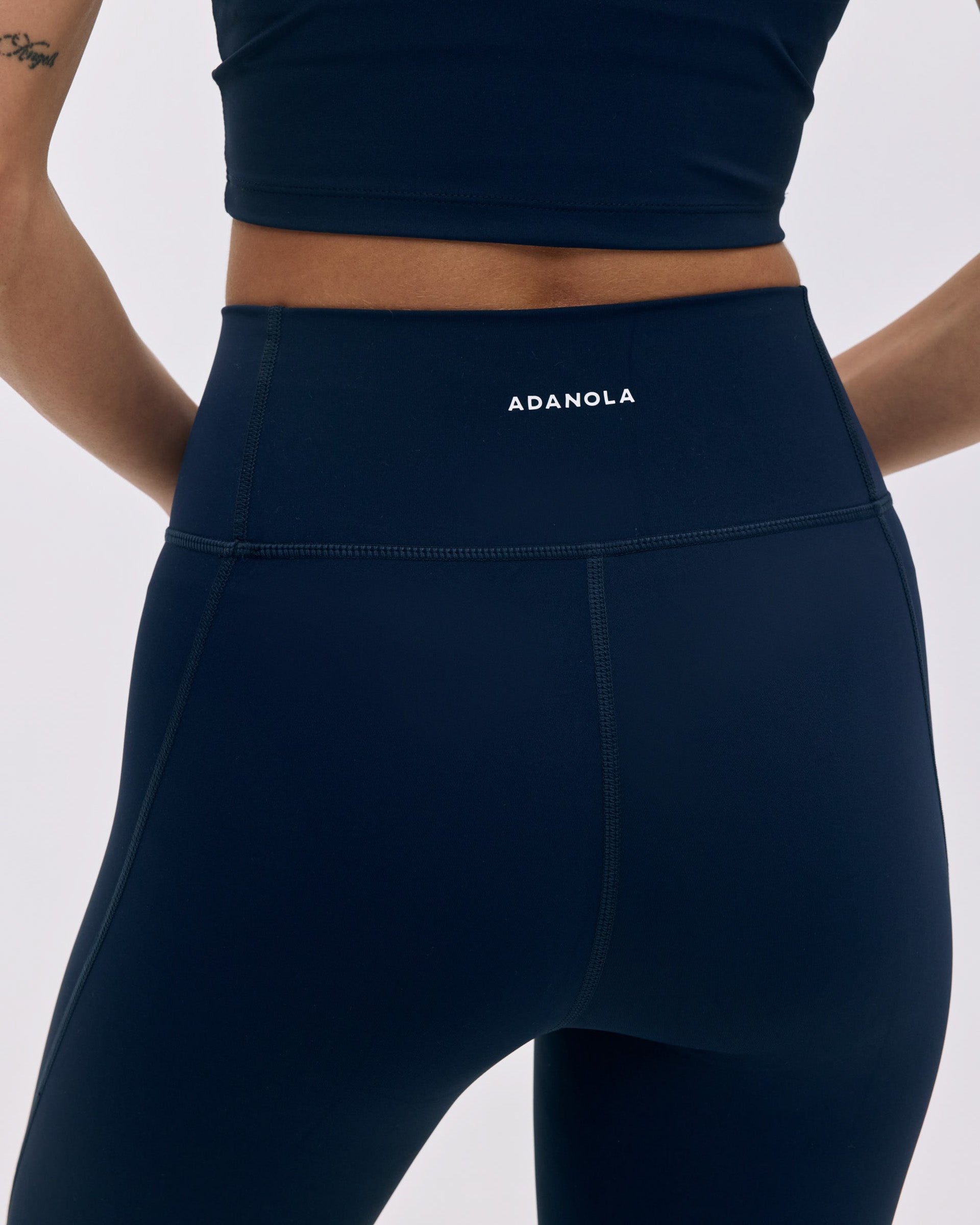Flared Yoga Pant - Navy Blue 