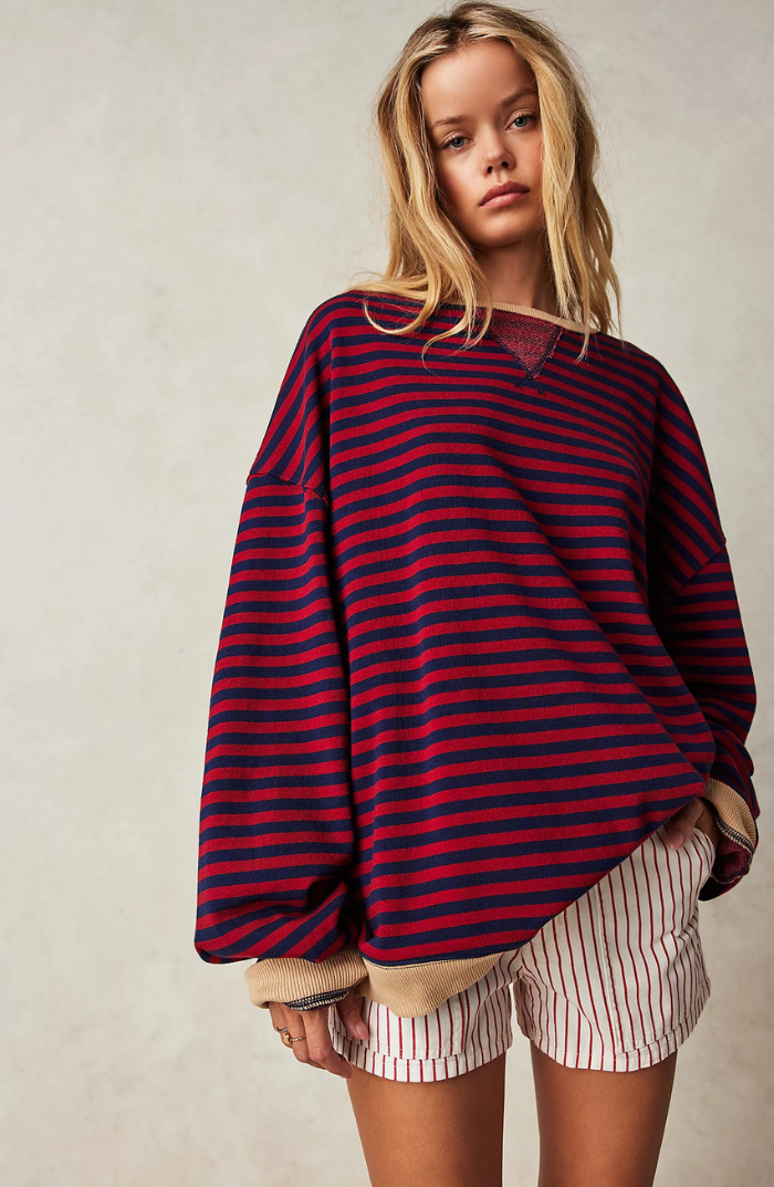 AERIS LONDON™| Ashley | Playful Striped Sweater