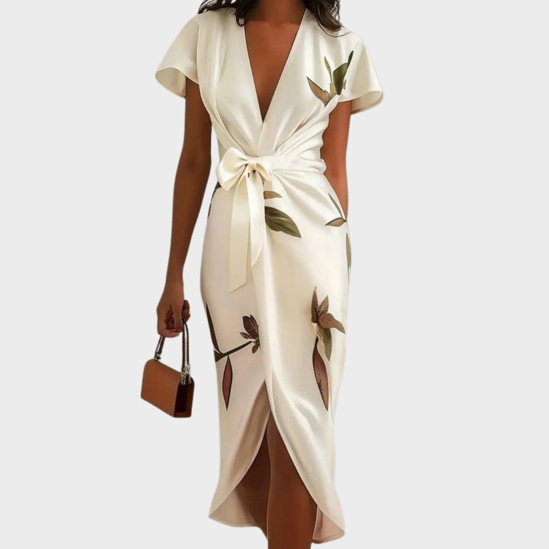 Brenna | Elegant Wrap Dress 