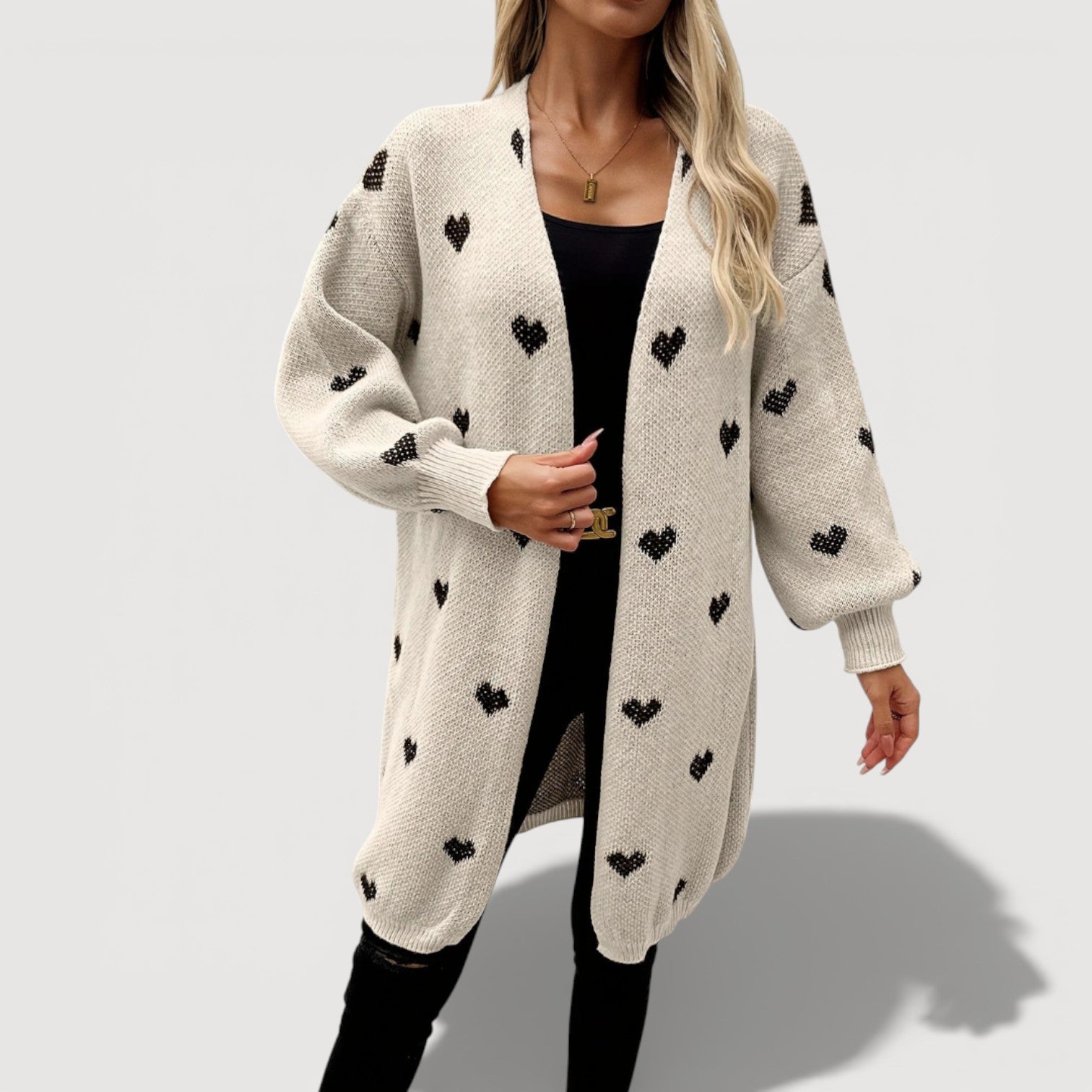 AERIS LONDON™| NERI – HEART CARDIGAN