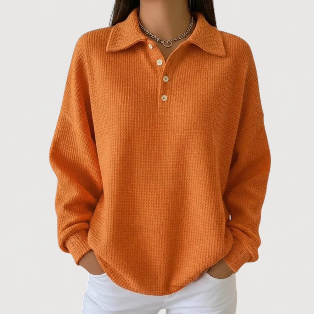 AERIS LONDON™| EMIE – COSY POLO TOP