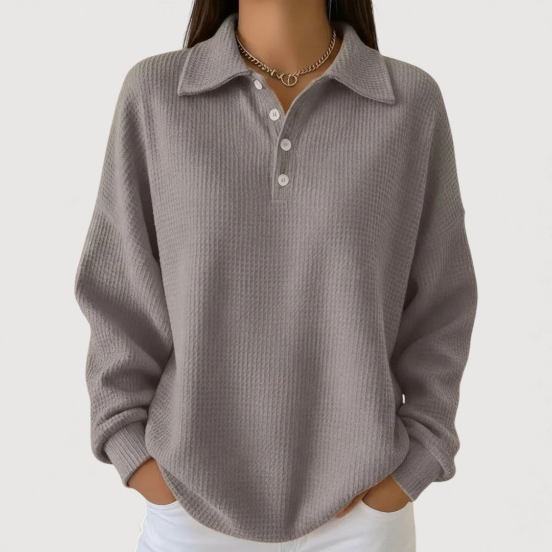 AERIS LONDON™| EMIE – COSY POLO TOP