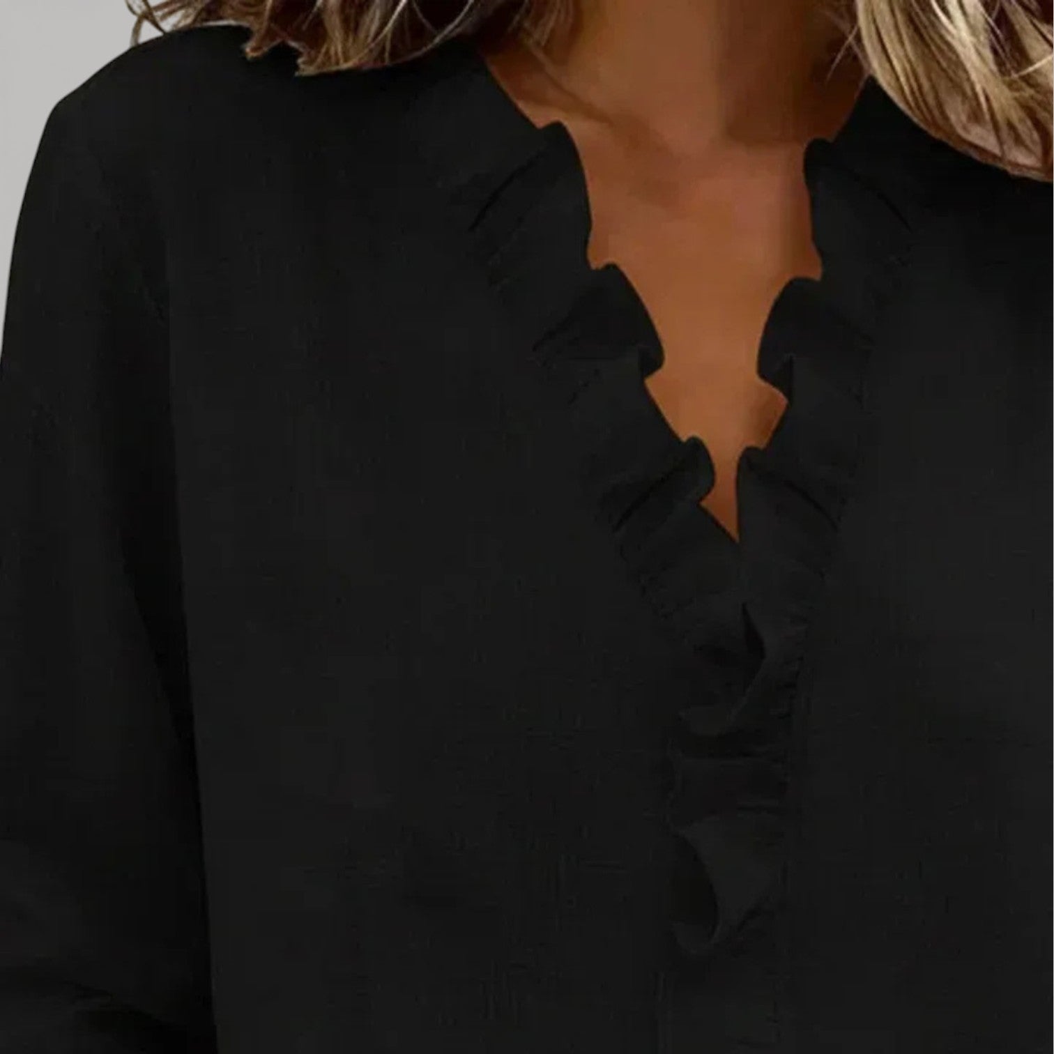 AERIS LONDON™| CRISTINE –  RUFFLED BLOUSE