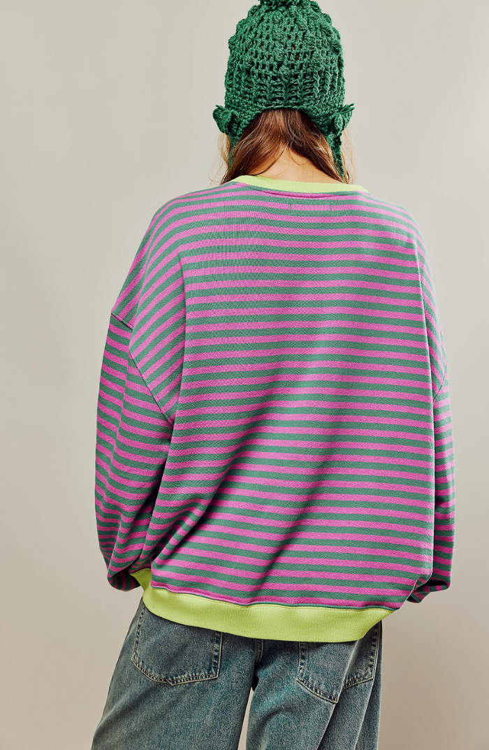 AERIS LONDON™| Ashley | Playful Striped Sweater