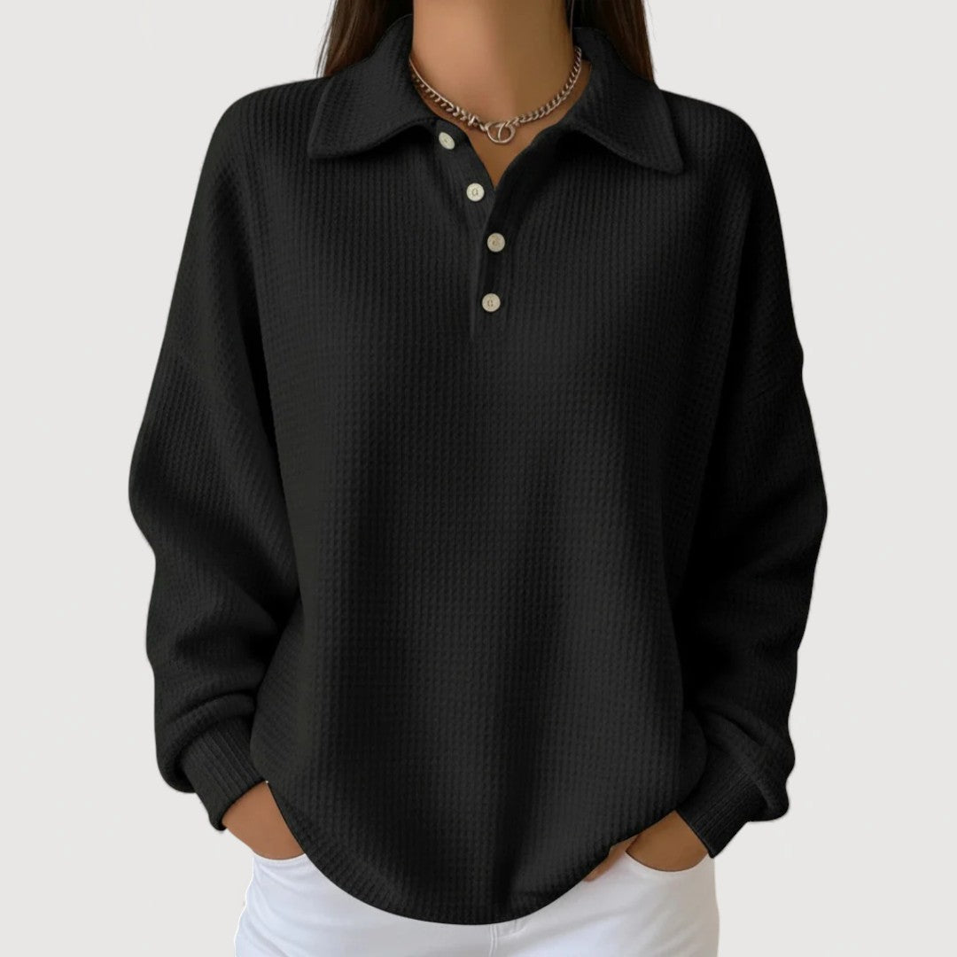 AERIS LONDON™| EMIE – COSY POLO TOP