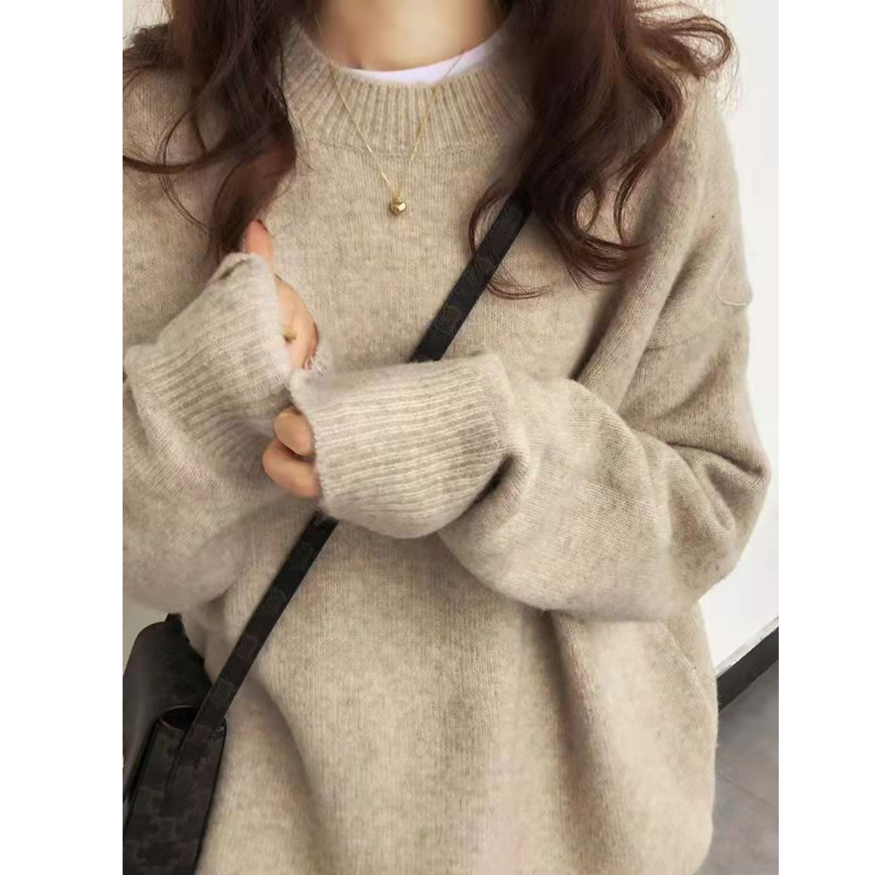 AERIS LONDON™| MIRIELLE™ - Comfy Long Sleeve Round Neck Sweater