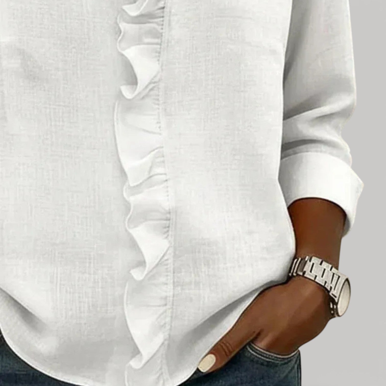 AERIS LONDON™| CRISTINE –  RUFFLED BLOUSE