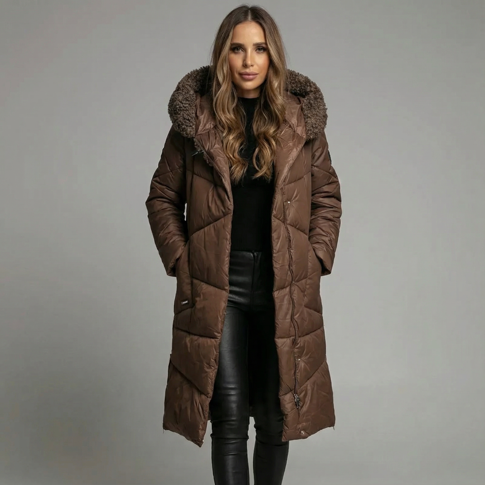 AERIS LONDON™| NAOMI | Longline Insulated Winter Coat 
