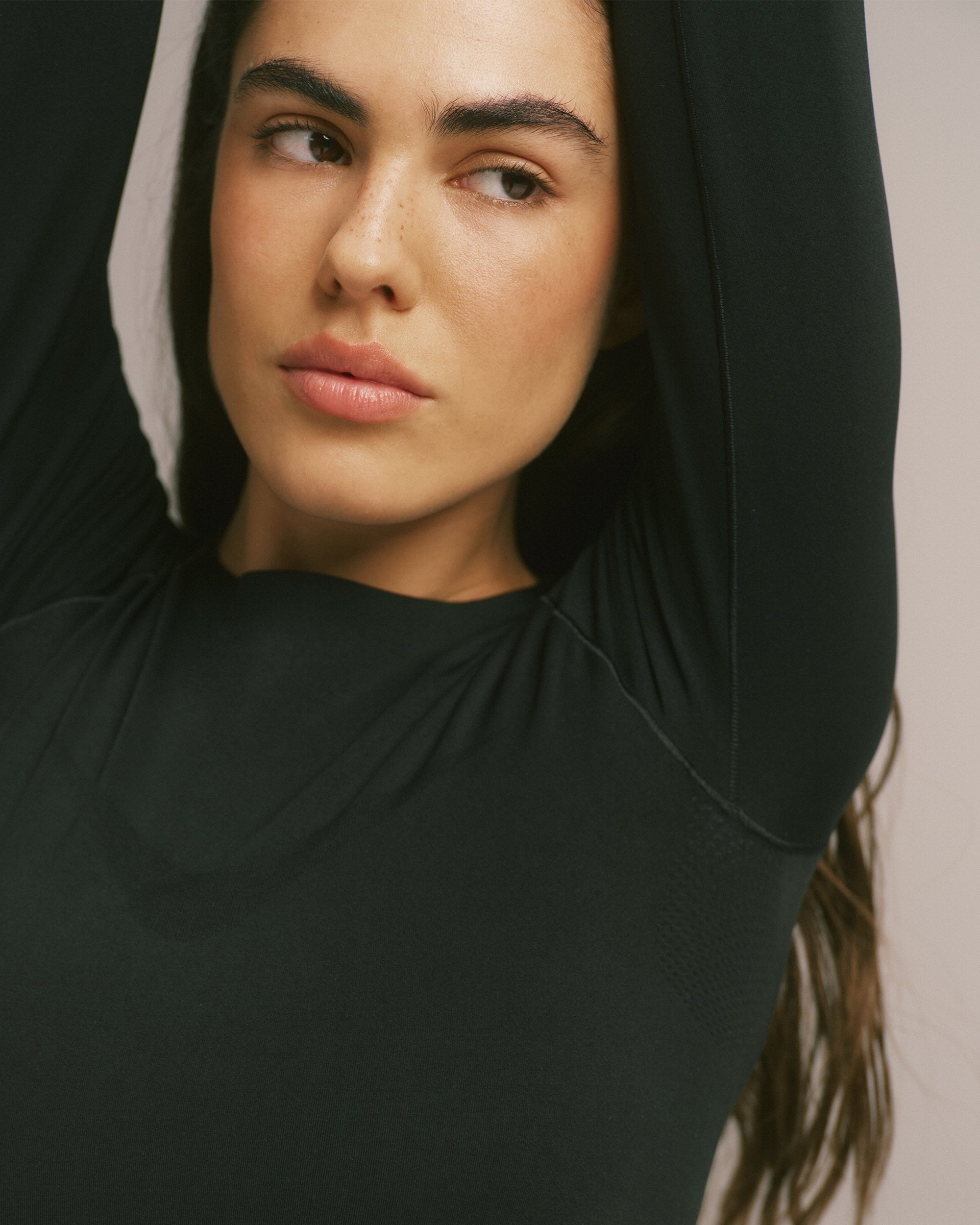 Impact Seamless Long Sleeve Top - Black