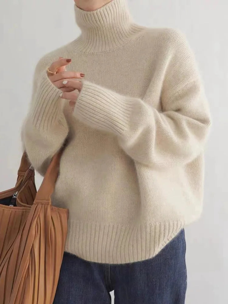 AERIS LONDON™| MARIANNE| Luxe Turtleneck Sweater
