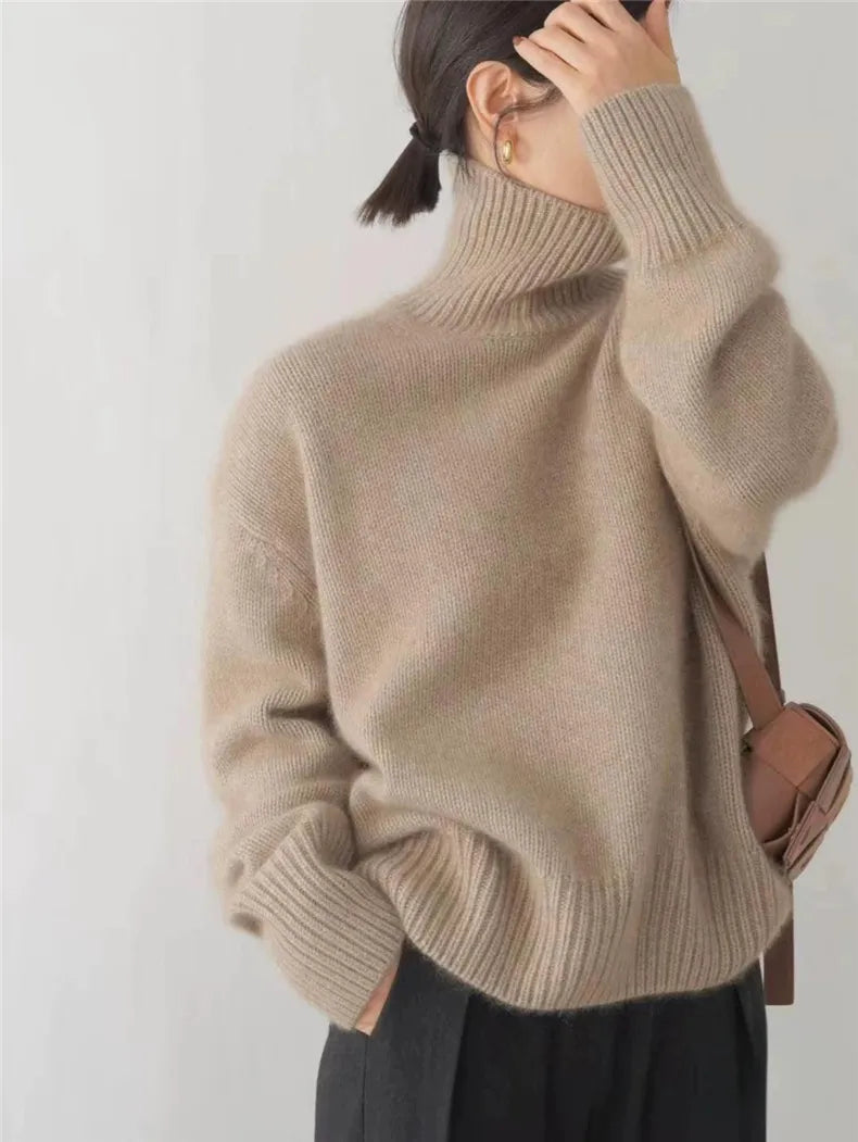 AERIS LONDON™| MARIANNE| Luxe Turtleneck Sweater