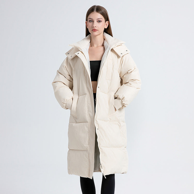 AERIS LONDON™| GIGATY™ - Classic Hooded Long Puffer Coat
