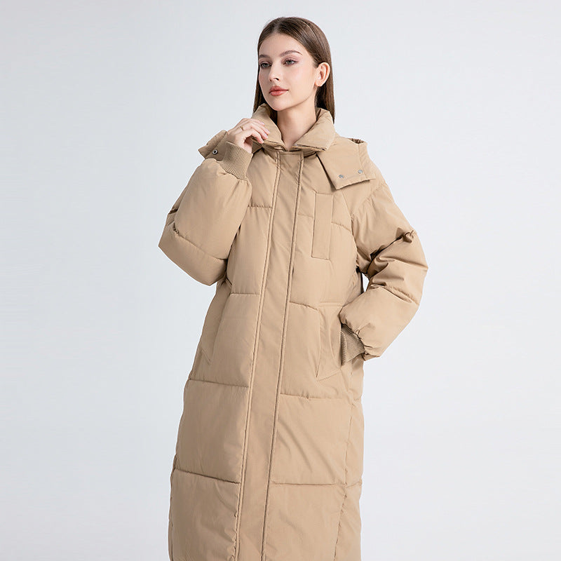 AERIS LONDON™| GIGATY™ - Classic Hooded Long Puffer Coat
