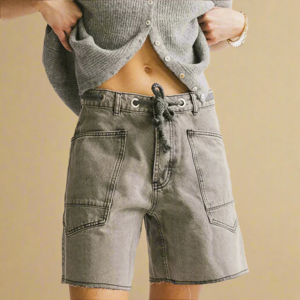 AERIS LONDON™| FRANCESCA LIVIA ROPE BELT BERMUDA