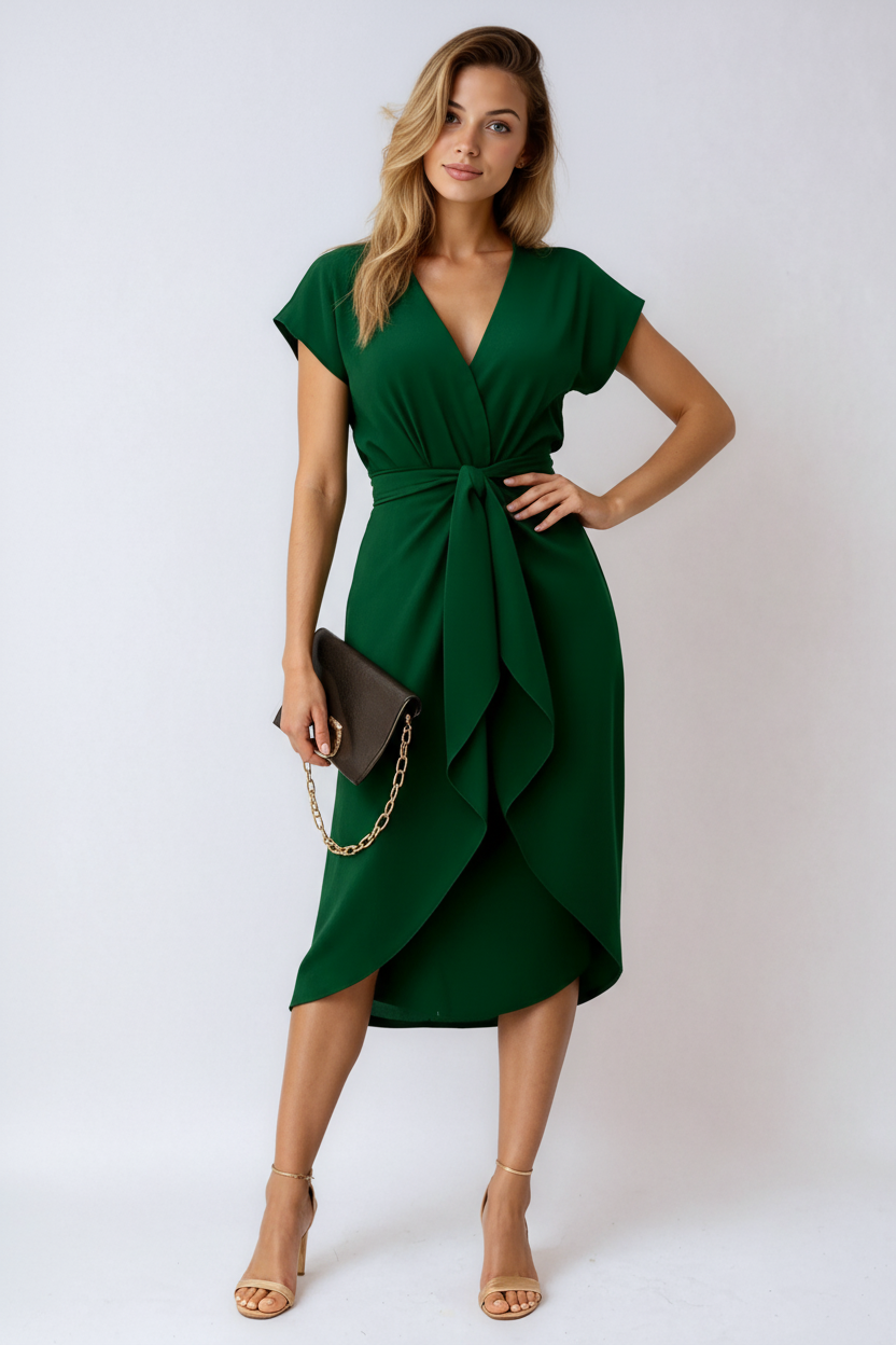 AERIS LONDON™| Serenya | Wrap Wedding Dress