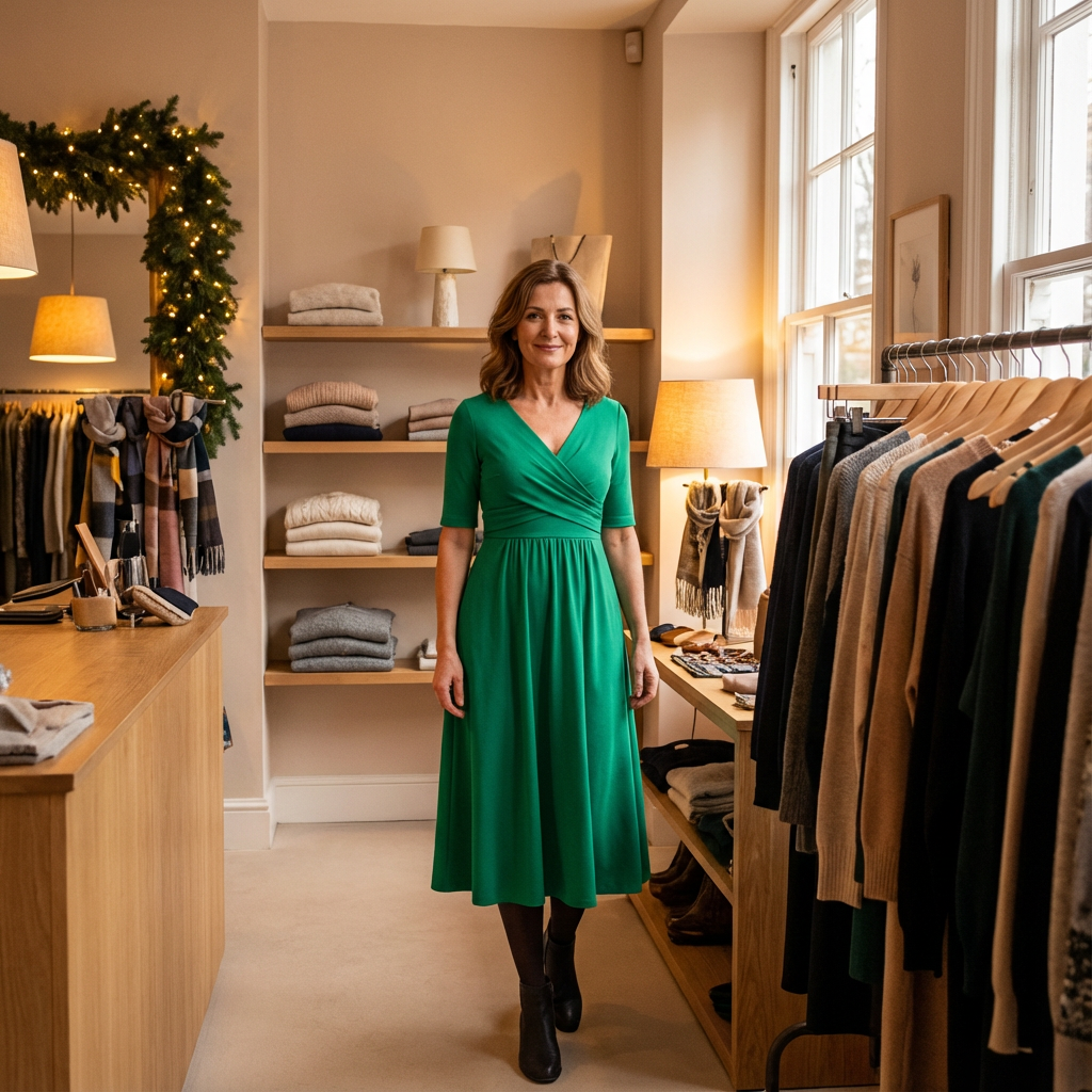 Ida | Elegant Midi Dress 