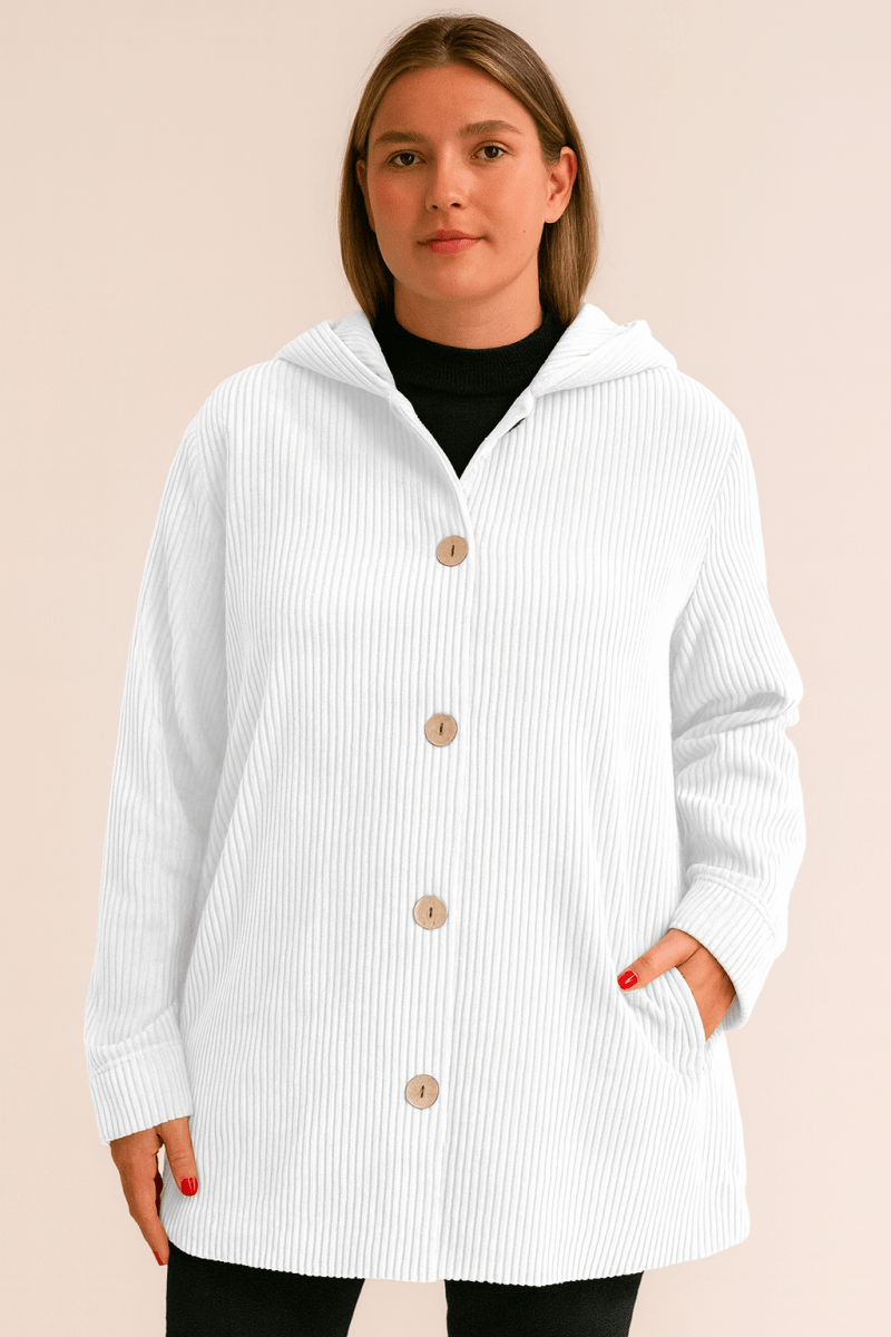 INDIA | Hooded Corduroy Jacket