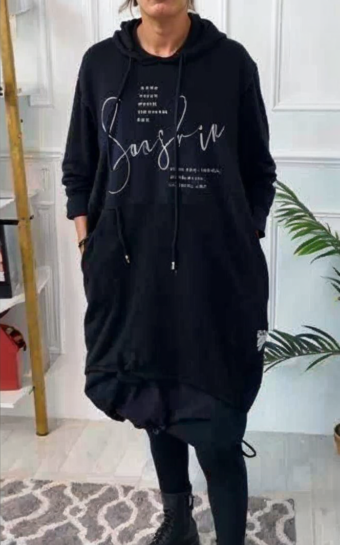 AERIS LONDON™| MADELEINE - Casual Hooded Dress